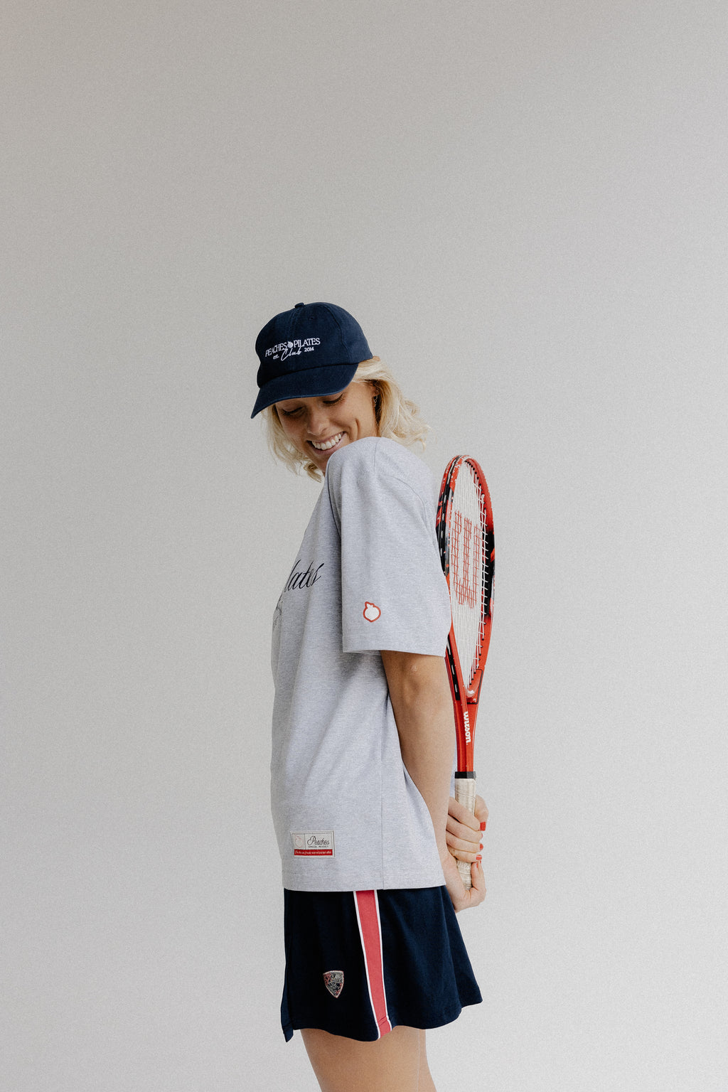 Vintage Varsity Tee - Grey
