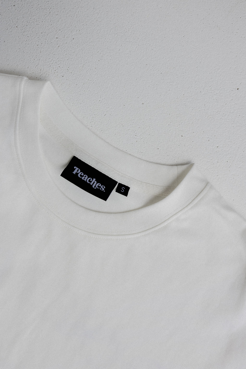 Peaches Strength Dept Long Sleeve Tee - White