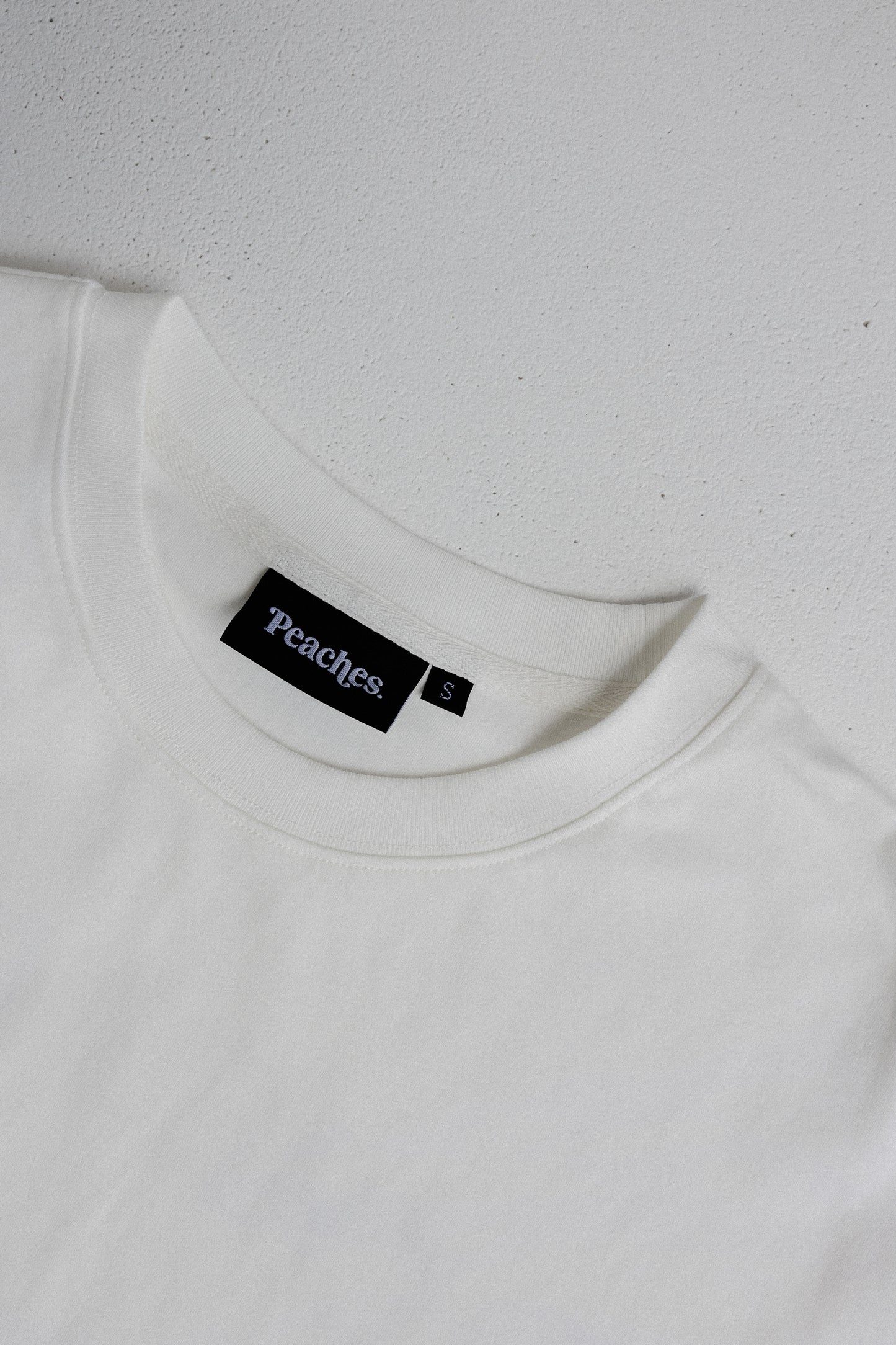 Peaches Strength Dept Long Sleeve Tee - White