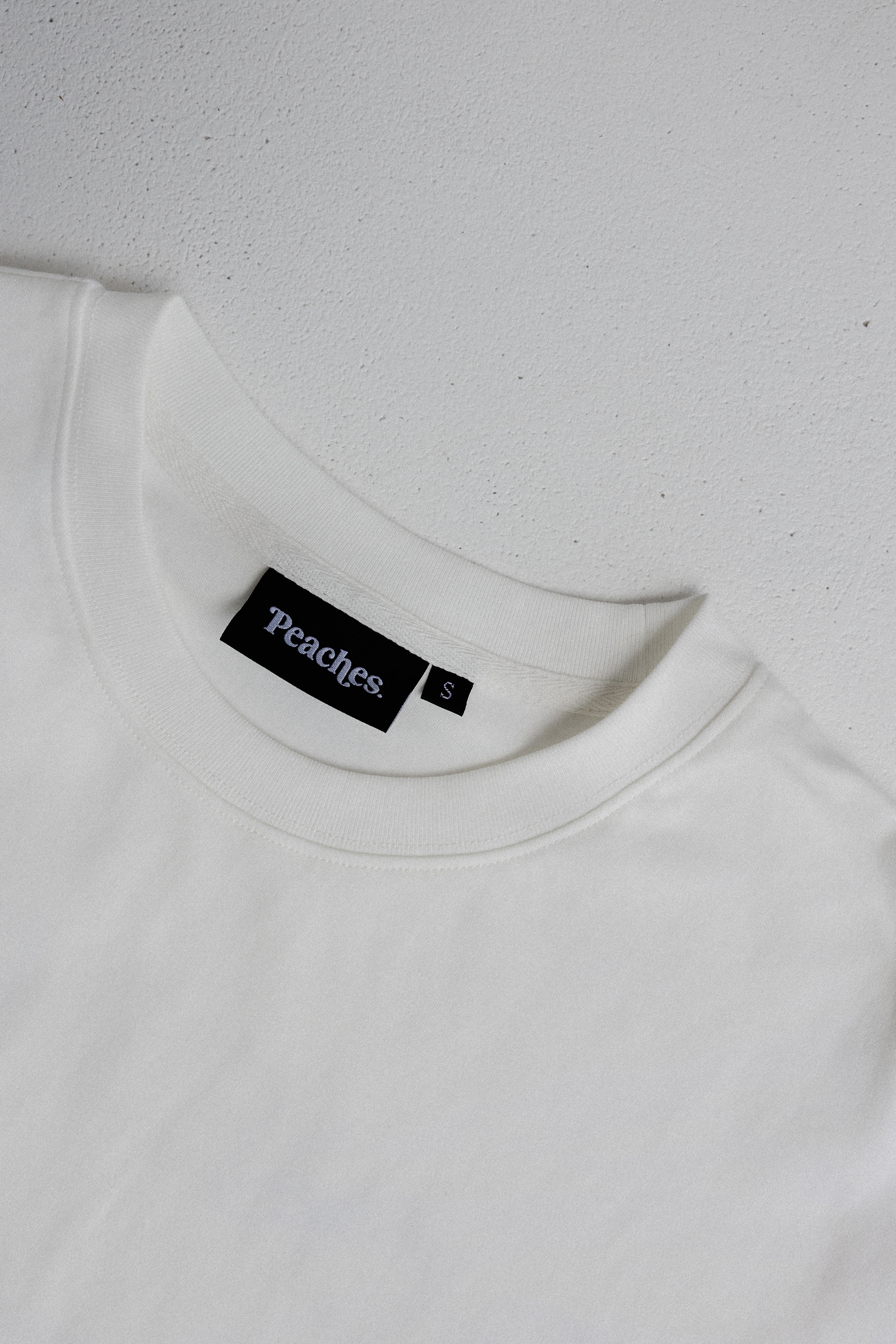 Peaches Strength Dept Long Sleeve Tee - White
