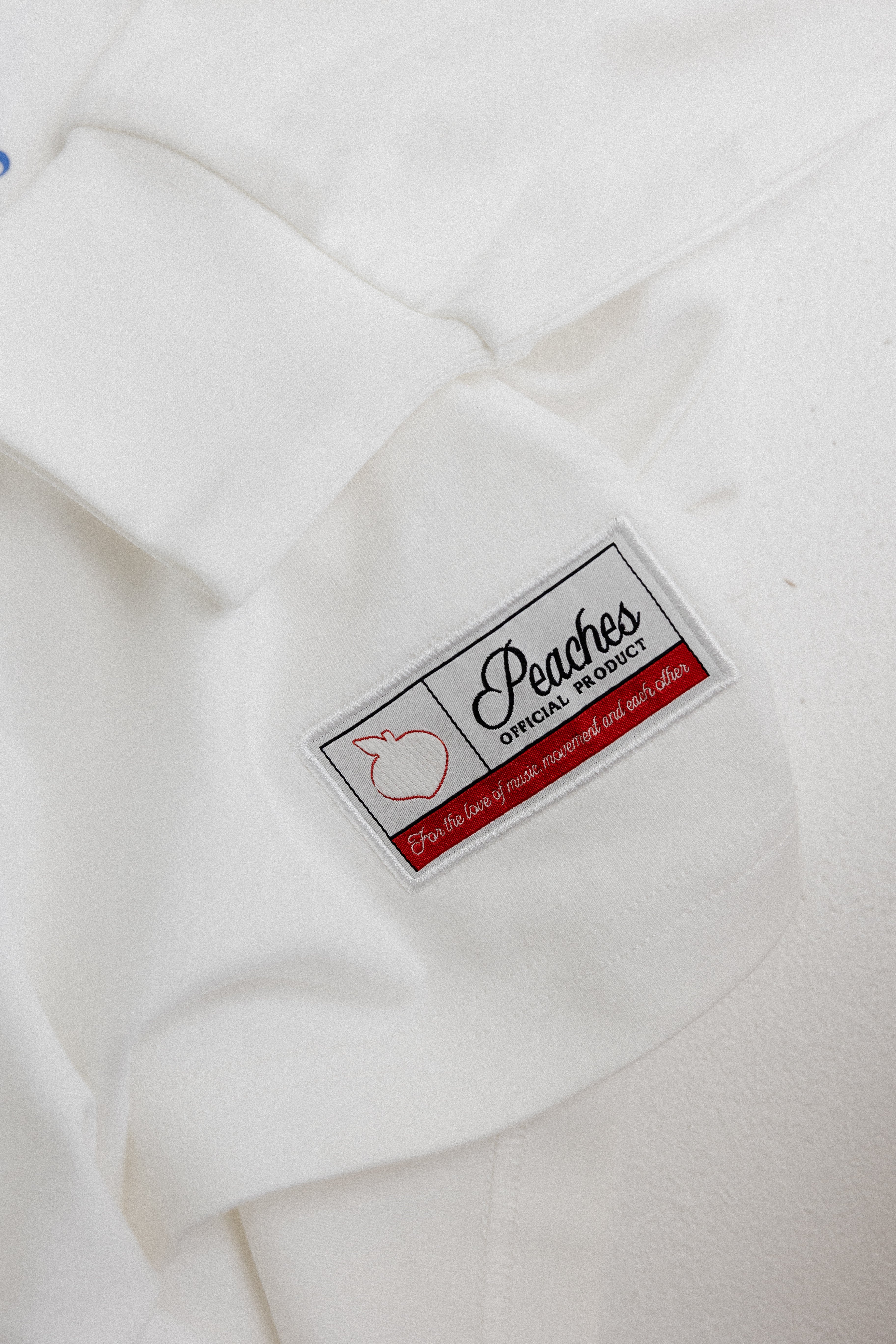 Peaches Strength Dept Long Sleeve Tee - White