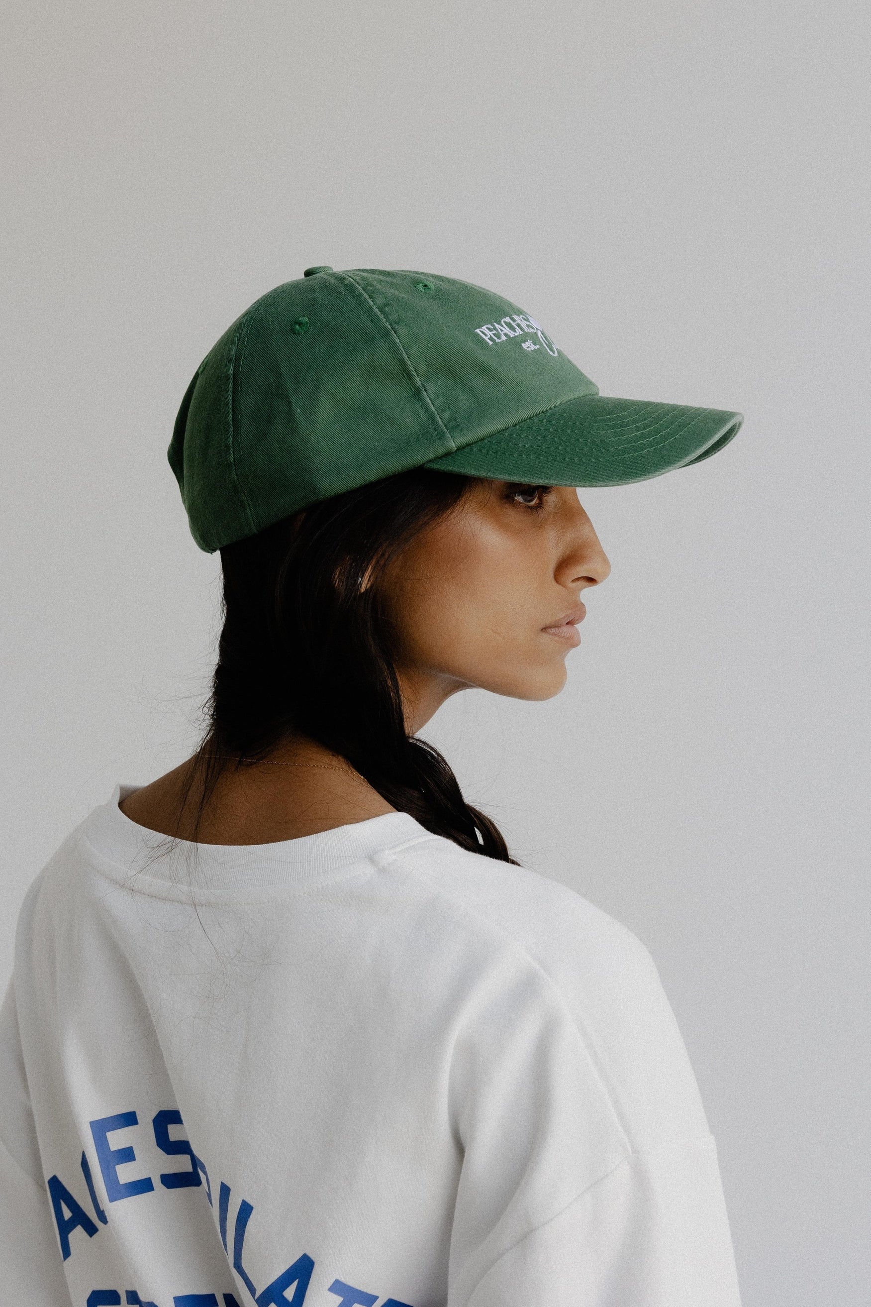 Peaches Club Varsity Cap - Green