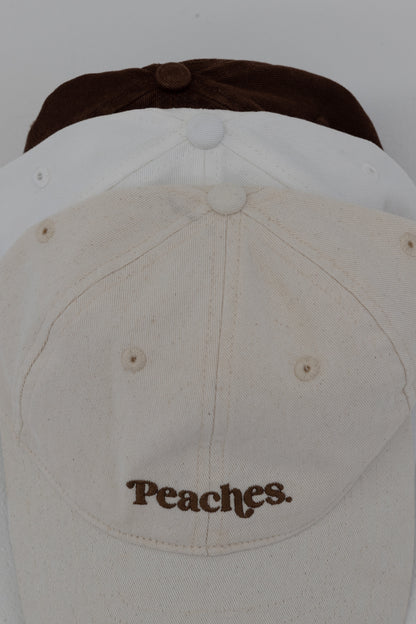 Peaches Dad Cap (Beige/Brown)