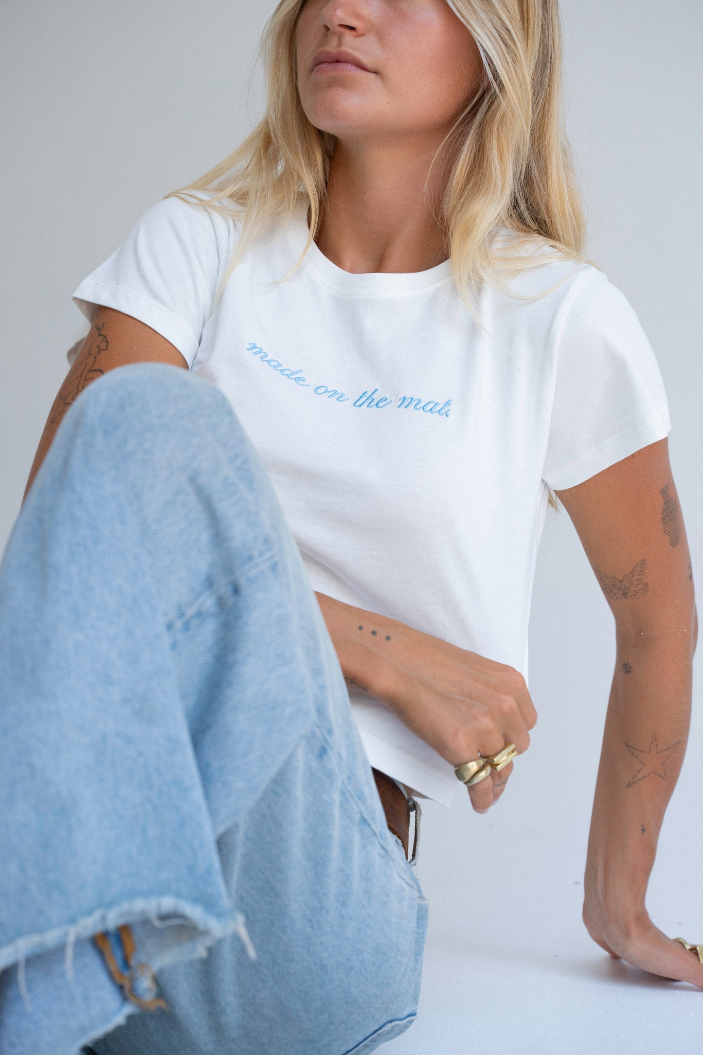 MOTM Baby Tee - White