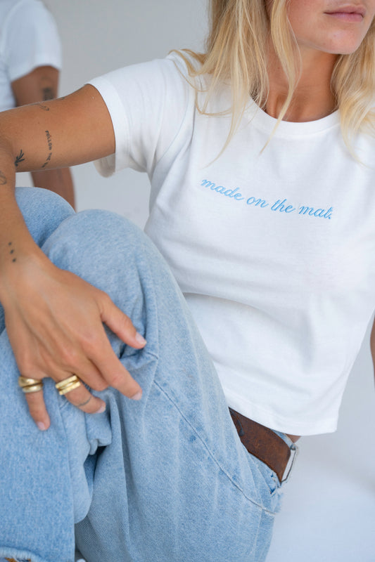 MOTM Baby Tee - White